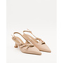 Slingback Heels Nude Schnallen