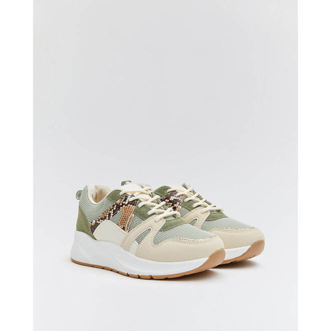 Sneakers Groen Sporty Snake