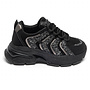 Turnschuhe Schwarz Glitter