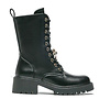 Veteranenstiefel Schwarze Brosche