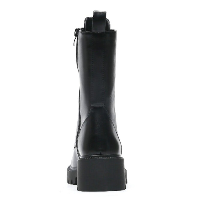 Veterboots Zwart Broche
