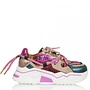 DWRS Turnschuhe Mädchen JUPITER tweed Beige Fuchsia