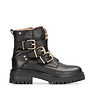 Biker-Stiefel Monk Schwarz Schnallen
