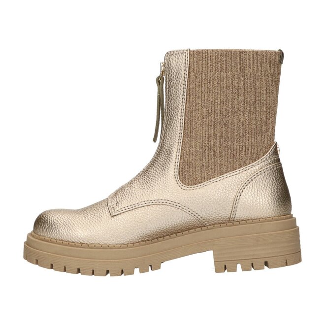 Boots Goud Knitted Zip