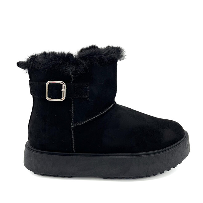 Ugie Boots Schwarzes Furr