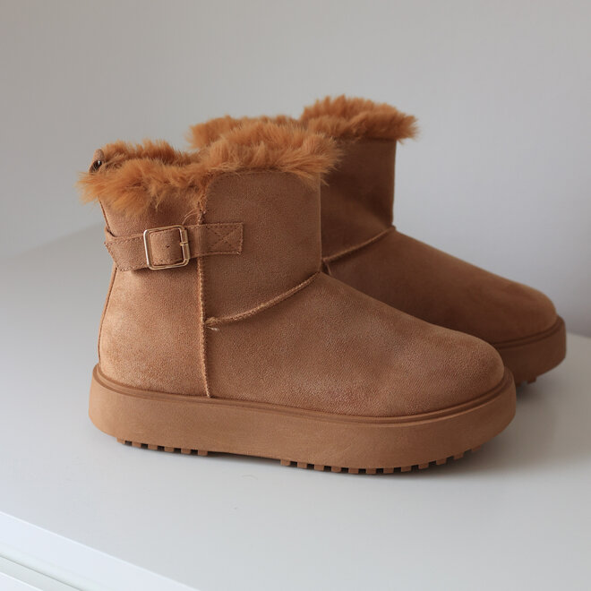 Ugie Boots Camel Furr