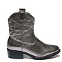 Cowboystiefel Mädchen Grau metallic Kurz