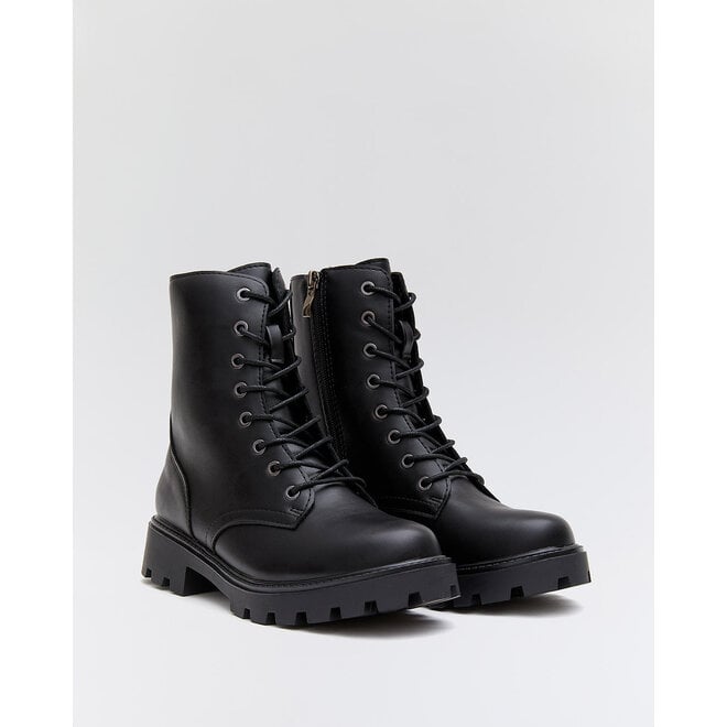 Veterboots Zwart