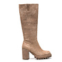 Stiefel Khaki Blockabsatz Hoch