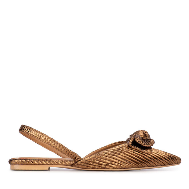 Slingback-Pumps Bronze Loa