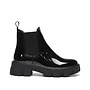 Chelsea-Stiefel Schwarzer Lack
