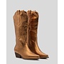 Cowboy-Stiefel Bronze Metallic-Nähte