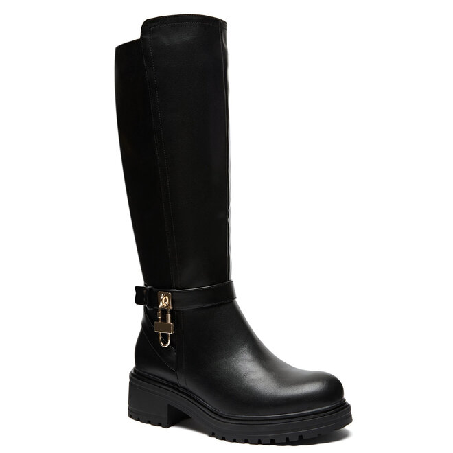 Laarzen Zwart Leatherlook Lock