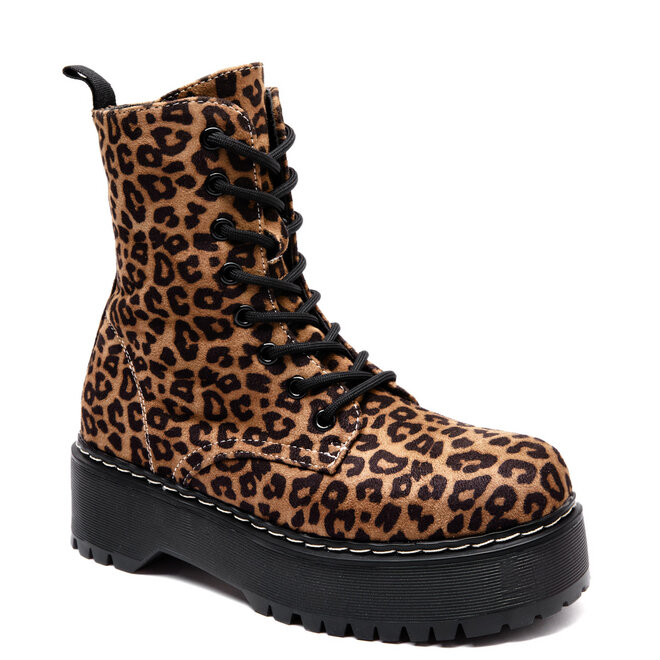 Veterboots Leopard Plateau