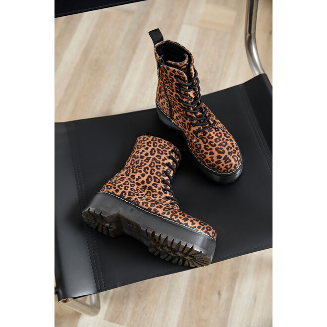 Veterboots Leopard Plateau