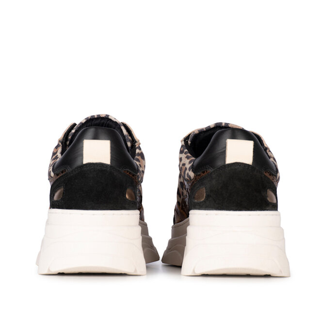 Sneakers Jana Zwart Leopard