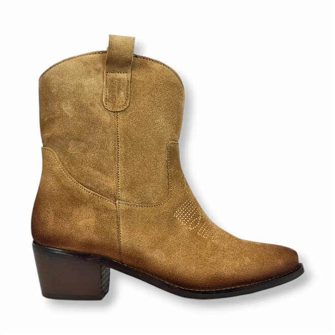 Korte Cowboylaarzen Khaki Suéde