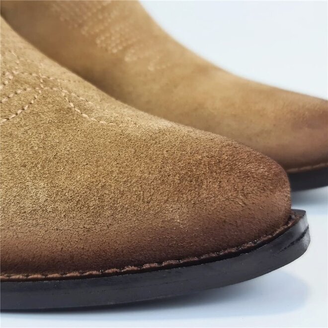 Korte Cowboylaarzen Khaki Suéde