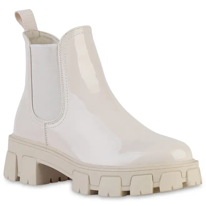 Chelsea boots Beige Lak