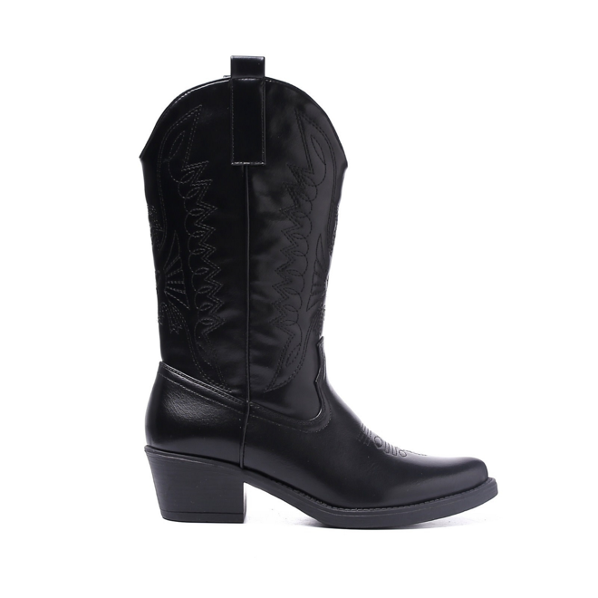 Cowboylaarzen Zwart