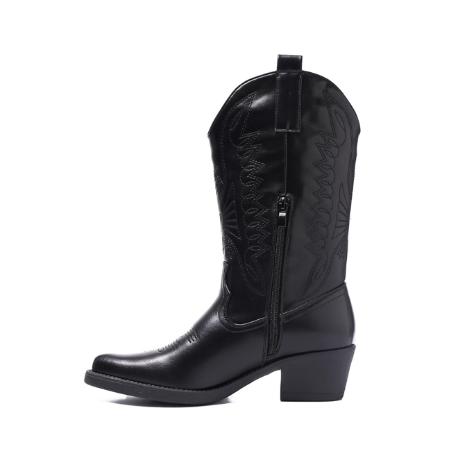 Cowboystiefel Schwarz