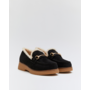 Halbschuhe Schwarz Suedine Teddy