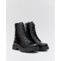 Veteranenstiefel Schwarzer Lack