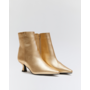 Stiefeletten Gold Lederlook