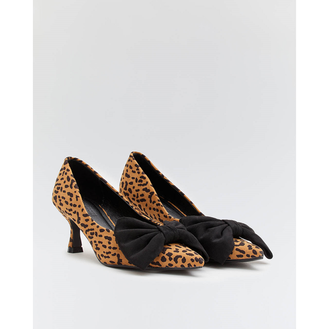 Heels Leopard Suedine Strik