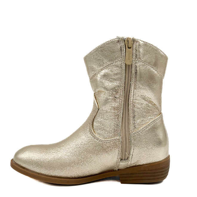 Cowboystiefel Mädchen Gold Kurze Fransen