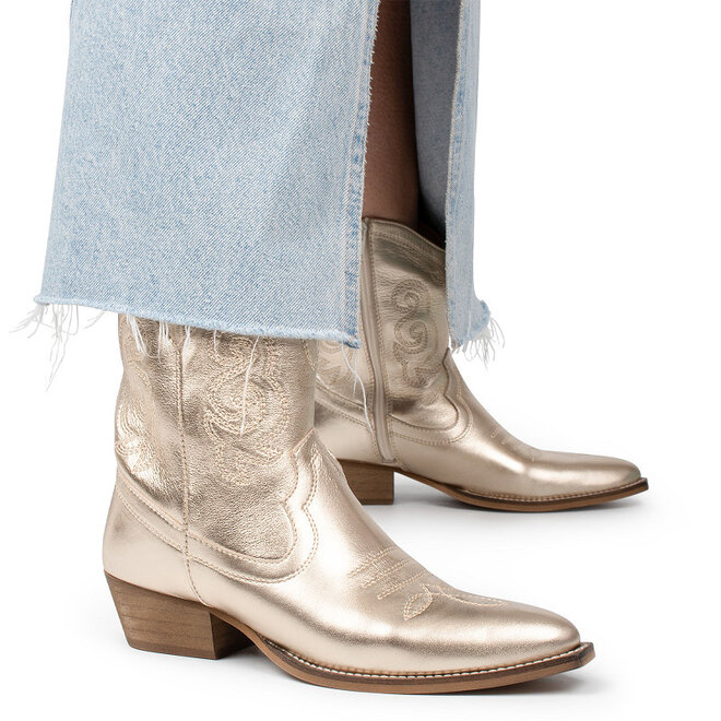 Cowboy Boots Goud Moco