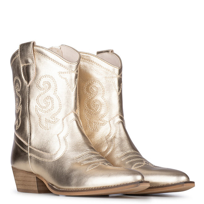 Cowboy Boots Goud Moco