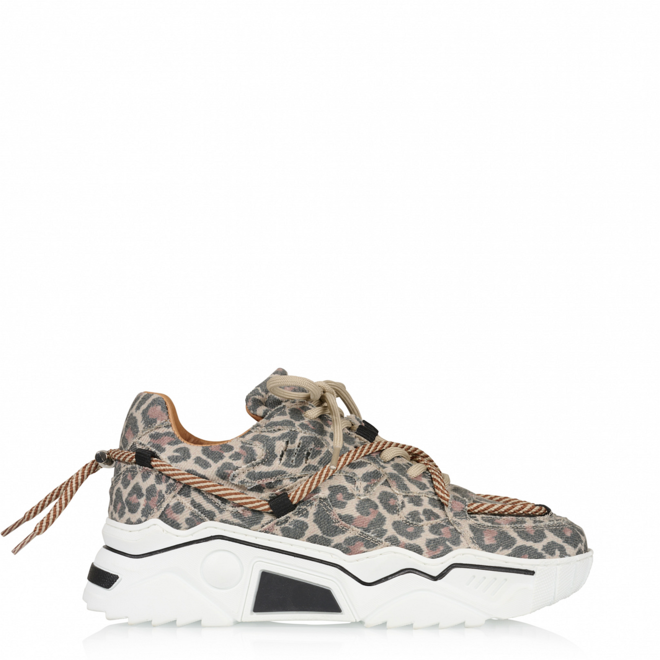 DWRS Turnschuhe JUPITER denin Leopard