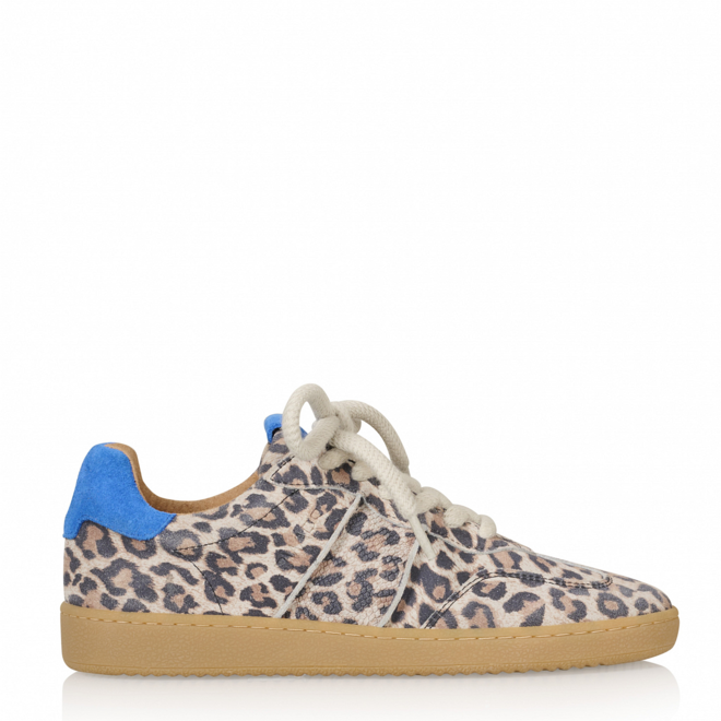 DWRS Turnschuhe POONA leopard Cobalt