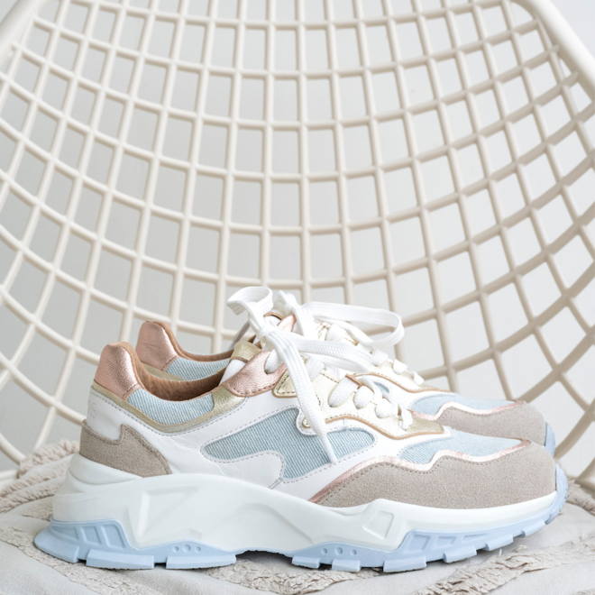 DWRS sneakers CHESTER denim Rosé