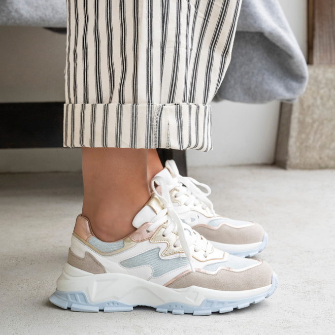 DWRS sneakers CHESTER denim Rosé