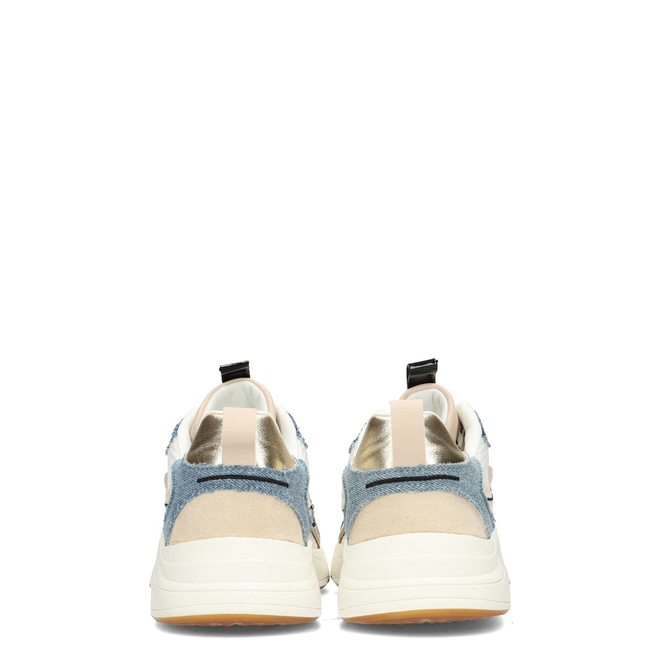 Sneakers Weiß Kae Jeans Blau