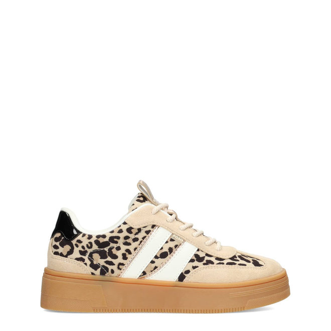 Turnschuhe Beige Lily Leopard