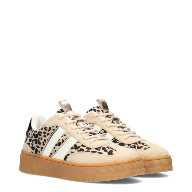 Sneakers Beige Lily Leopard
