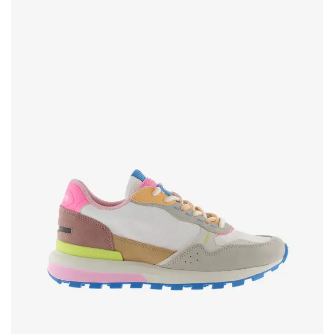 Turnschuhe Luna Nylon Weiß Spaltleder