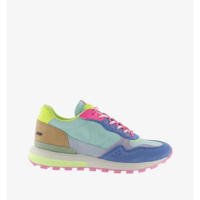 Turnschuhe Luna Nylon Mehrfarbig Spaltleder