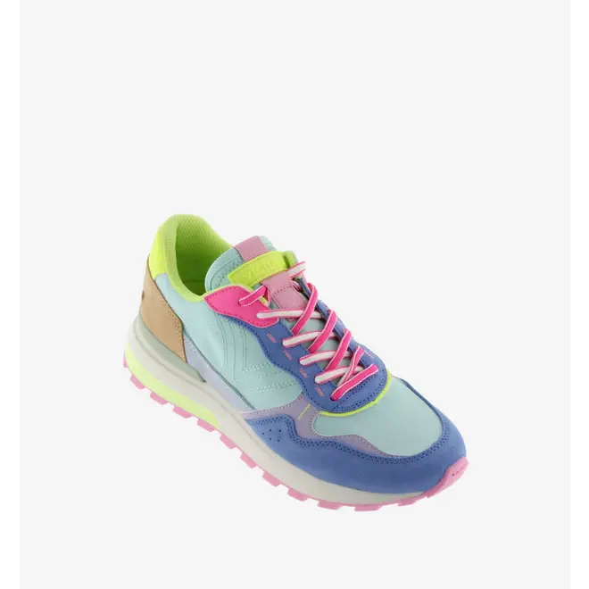 Sneakers Luna Nylon Multicolor Split Leather
