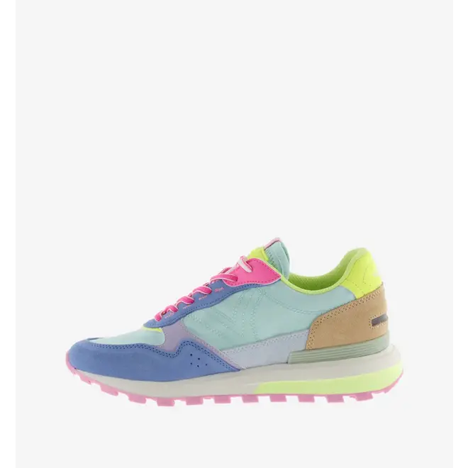 Sneakers Luna Nylon Multicolor Split Leather