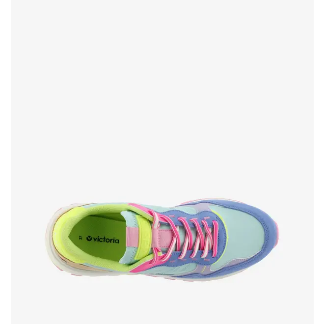 Sneakers Luna Nylon Multicolor Split Leather