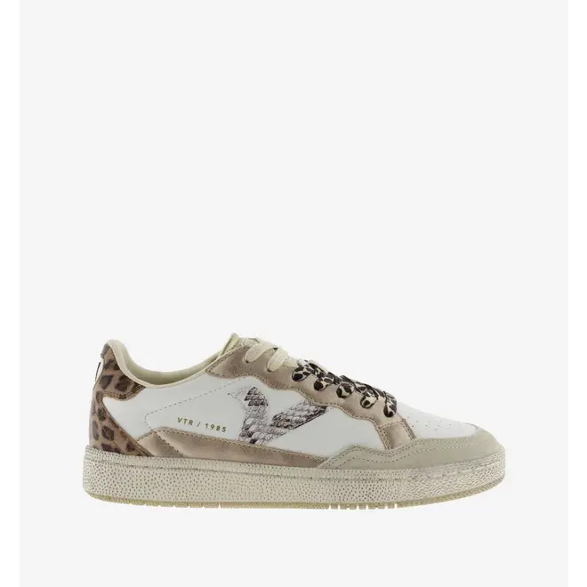 Turnschuhe White Smash Leopard mix