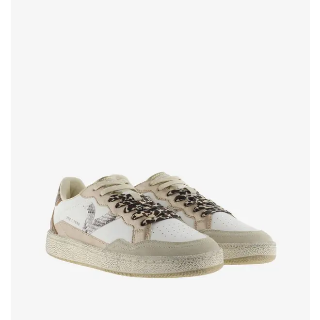 Sneakers White Smash Leopard mix