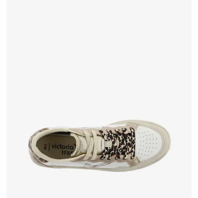 Sneakers White Smash Leopard mix