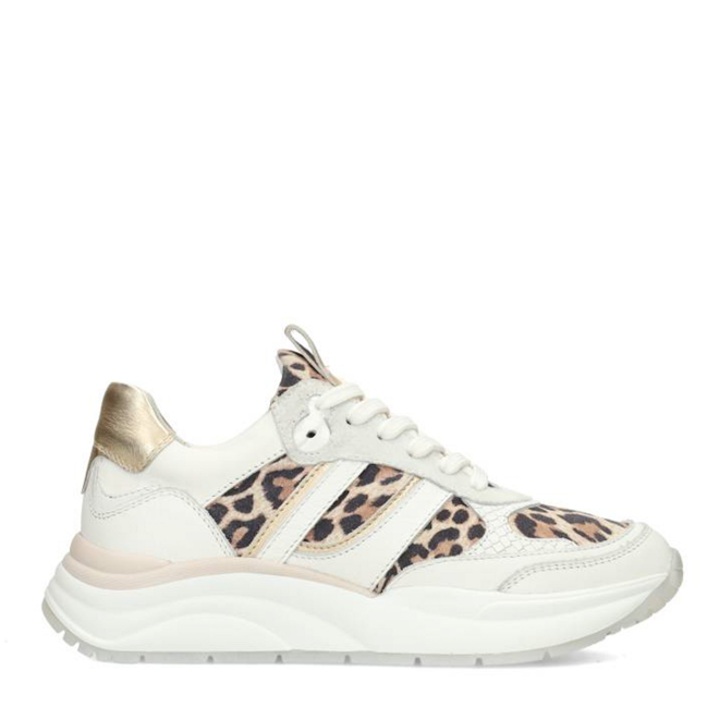 Sneakers Wit Charu Leopard