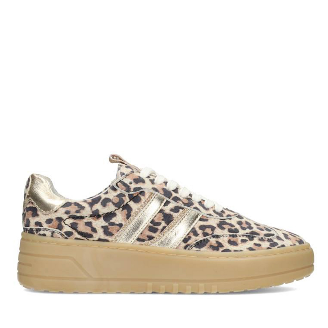 Turnschuhe Gold Anemone Leopard