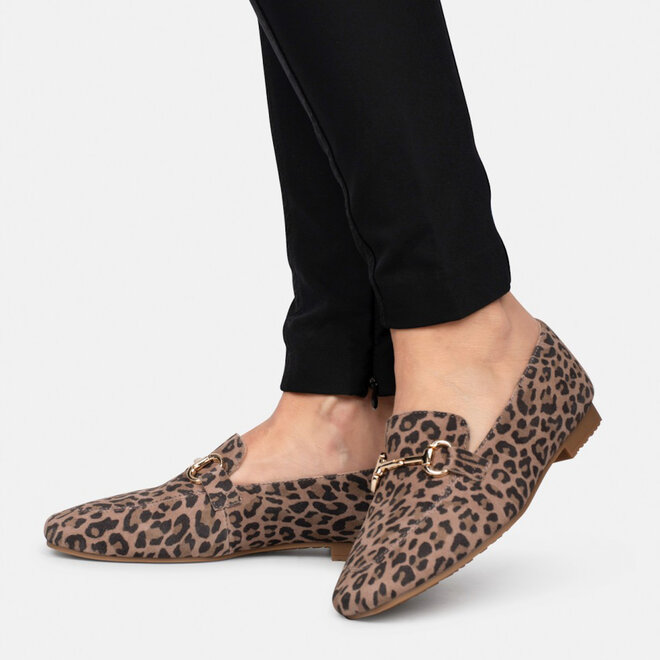 Loafers Leopard Wildleder Odette